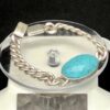 Silver Bracelet, Turquoise(feroza) Stone - Image 2