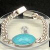Silver Bracelet, Turquoise(feroza) Stone