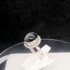 Silver Ring, Labradorite Solid Stone